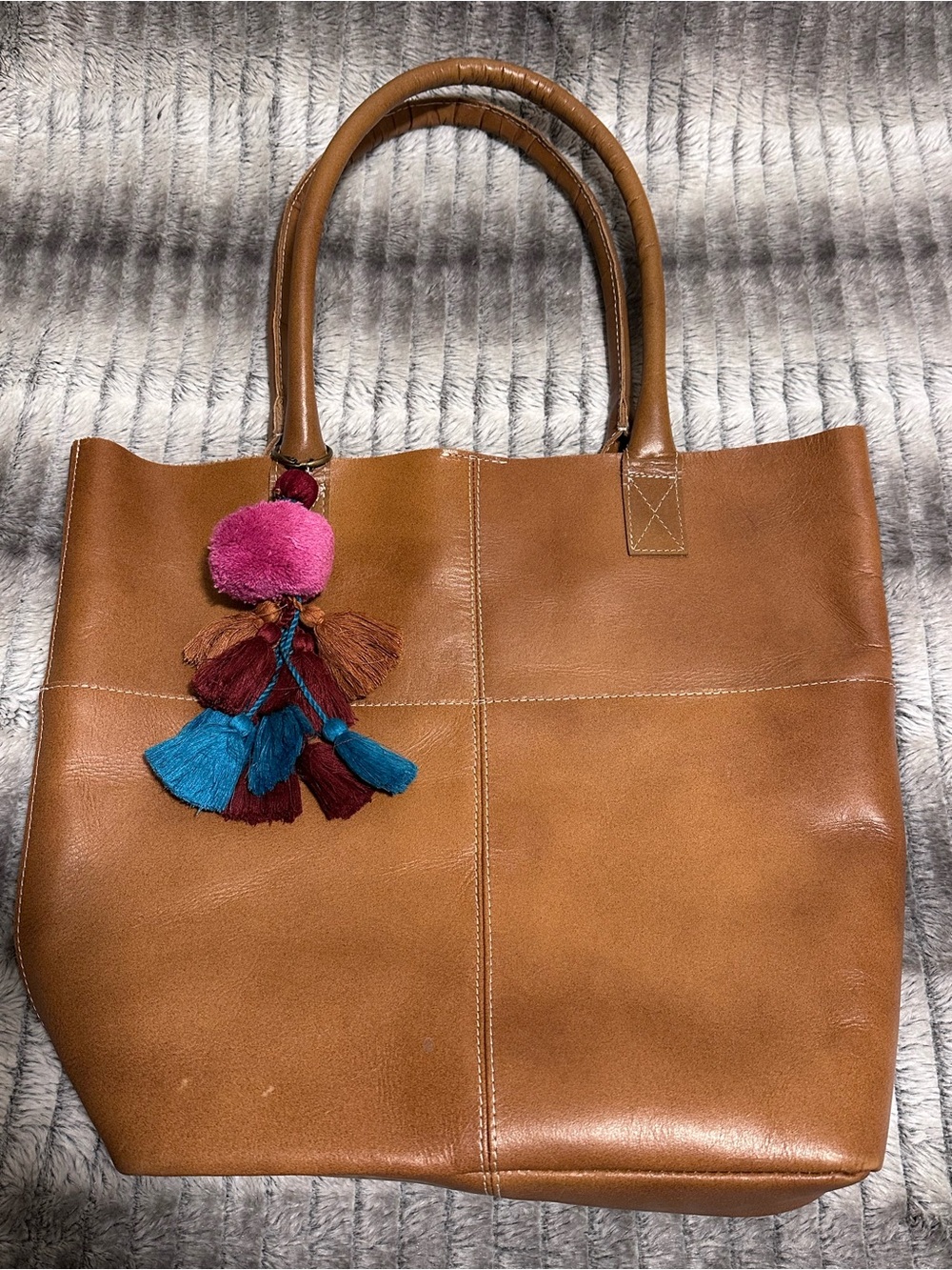 Trades of Hope Leather Handbag 
100% Leather from India.